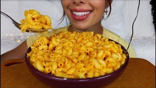 ASMR Eating Cheesy Mac N Cheese 🧀 no talking [upl. by Tarra]