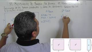 11 MULTIPLICACION DE MONOMIO POR BINOMIO 9º GRADO [upl. by Malvie]