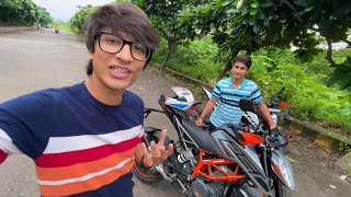 Gifted New Bike To Sahil 😍 [upl. by Ardnossak]