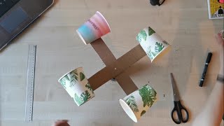 STEM activity WIND ANEMOMETER for kids [upl. by Lenoil]