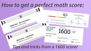 How to get a perfect score on the SAT math section tips from a 1600 scorer [upl. by Cicero]