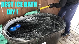 BEST DIY COLD PLUNGE STOCK TANK SET UP [upl. by Airahcaz]