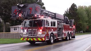 West Whiteland Township Box Alarm Response to Polo Run [upl. by Earla]