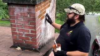 Efflorescence Removal Repair and Prevention Brick Chimney [upl. by Andre823]