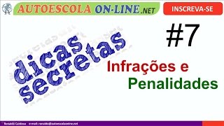 Infrações e Penalidades  Diferença entre Penalidade e Medida Administrativa [upl. by Erine]