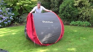 How to Fold Away a Quechua 3seconds Popup Tent [upl. by Vandyke218]