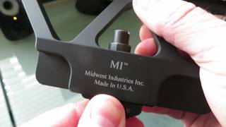 Midwest Industries AK side scope mount [upl. by Dorcy]