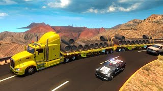 La Rumorosa  Doble Remolque Plataformas Ferbus  Kenworth T660 [upl. by Silletram]