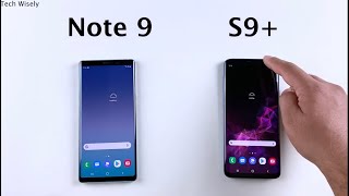 SAMSUNG Note 9 vs S9 Plus  SPEED TEST in 2021 [upl. by Xeno187]