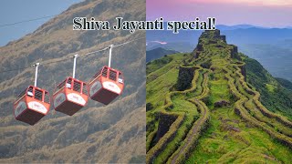 The Raigad Ropeway experience [upl. by Ezechiel]