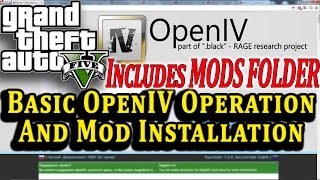 GTA VPC ♦OpenIV♦  Basic Use And Mod Folder Operation [upl. by Alaik]