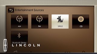 Using SiriusXM® Satellite Radio with SYNC® 3  HowTo  Lincoln [upl. by Ronoc]
