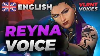 REYNA English Voice  Voice Lines  VALORANT [upl. by Sibie]