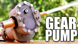 External GEAR PUMP  3D Printed [upl. by Chrysa943]