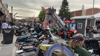 Sturgis Motorcycle Rally 2022 Main St [upl. by Enamrej]