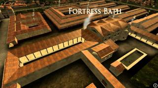 Animation of ancient Roman Fort in Caerleon Wales [upl. by Dutch]