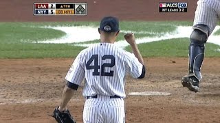 2009 ALCS Gm6 Mo saves his 37th postseason game [upl. by Arym]