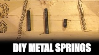 DIY Metal Coil Springs [upl. by Aidahs623]