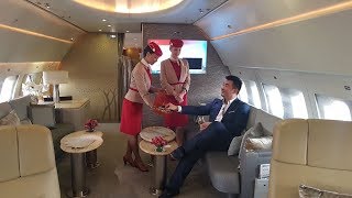 Inside the Emirates Private Executive Jet A319ACJ [upl. by Inaja546]