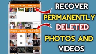 How to Recover Deleted Videos Photos on Android using ONE Tool 2021 Method [upl. by Ludmilla378]