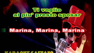 Marino Marini Marina karaoke [upl. by Ibob]