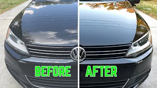 Complete Car Detail and Ceramic Coating Volkswagen  How To [upl. by Nehtiek645]