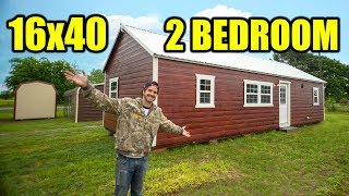 SHED TO HOUSE  Finished 2 bedroom 1 bathroom [upl. by Balough]