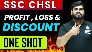 Profit Loss and Discount  Zero To Hero  FOR SSC CHSL [upl. by Larual]