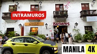 MANILA PHILIPPINES 🇵🇭 4K Intramuros — Walking Tour [upl. by Westbrook]