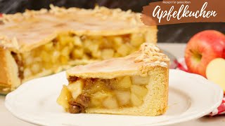 Omas gedeckter Apfelkuchen I Apfelkuchen Rezept [upl. by Ahsienaj]