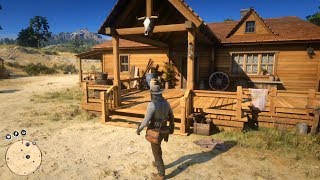 Red Dead Redemption 2  John Marstons House amp Farm Tour Shown  Open World Free Roam Gameplay [upl. by Ule]