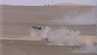 Mk19 Grenade Launcher vs Moving Jeep Kuwait 1999 [upl. by Gualtiero796]