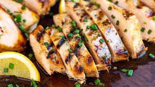 Perfect Juicy Grilled Chicken Recipe [upl. by Phionna]