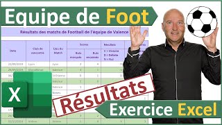 Analyser les résultats dune équipe de Football [upl. by Aihsak]