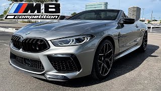 2022 BMW M8 Competition Convertible Walkaround POV Review  Loud Exhaust Sound [upl. by Wootan]