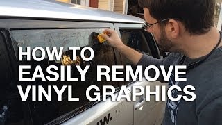 How To Easily Remove Vinyl Graphics and Stickers from your Car or Truck [upl. by Ayanaj]