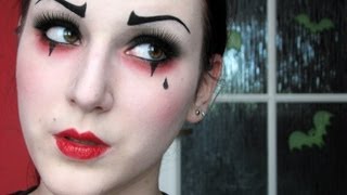 Pierrot the Clown MAKEUP TUTORIAL [upl. by Rhonda]