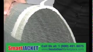 Smart Jacket  how to install water heater insulation blanket  wwwinsulationmarketplacecom [upl. by Alcine]