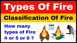 Classification Of Fire  Classes Of Fire In Hindi  Types of Fire 4  5  6  HSE STUDY GUIDE [upl. by Peregrine]