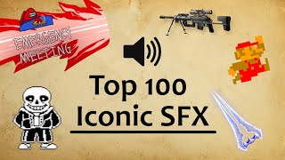 100 Most Iconic Video Game Sound Effects 19802019 [upl. by Attemaj]