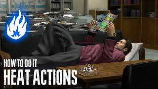 Akiyama  Heat Actions  How to do it  Yakuza 4 [upl. by Atinuaj716]