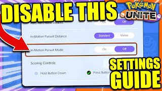SETTINGS GUIDE FOR POKEMON UNITE [upl. by Dorsman651]
