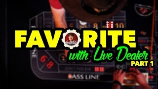 My Favorite Strategy with Live Craps Dealer Part 1 [upl. by Obadias]