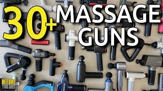 Best Massage Gun  Over 30 Massage Guns Used [upl. by Daberath592]