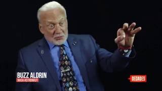 Buzz Aldrin describes the treasures he left on the moon [upl. by Yorle]