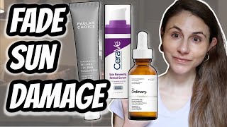 7 ways to FADE SUN DAMAGE on the face amp body Dr Dray [upl. by Irneh]