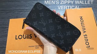 Louis Vuitton Zippy Vertical Wallet M62295  what fit’s inside [upl. by Lozar]