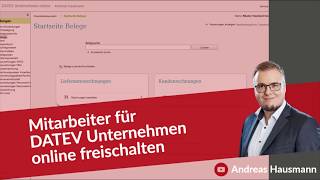 Mitarbeiter für DATEV Unternehmen online freischalten [upl. by Posehn240]