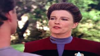 Star Trek Voyager S1E1amp2 “The Caretaker” recap part 2 [upl. by Anyzratak]