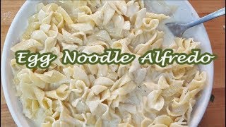 EGG NOODLE ALFREDO  RICHARD IN THE KITCHEN [upl. by Silisav]